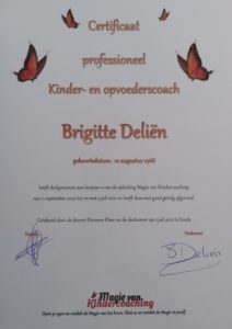 certificaat professioneel kinder en opvoederscoach 2021